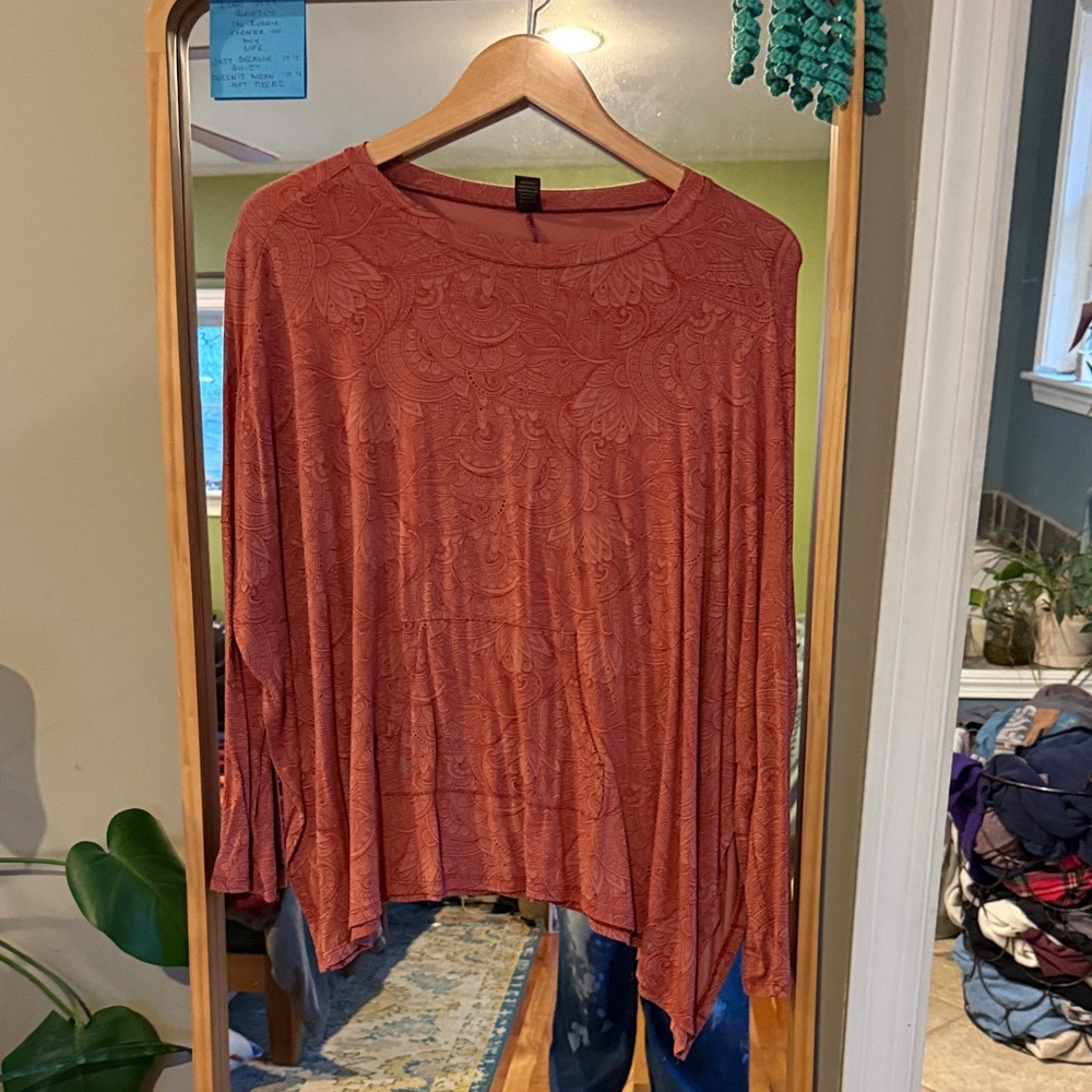 BAMBOO Rust Long Sleeve Women's Top